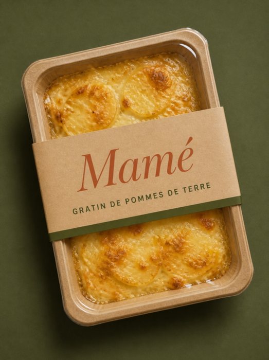 Gratin de pommes de terre, tel que livré